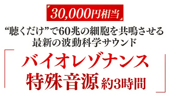 ◆特典②【3万円相当】 音源 特典 