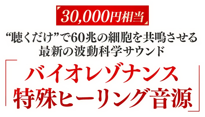 ◆特典②【3万円相当】 音源 特典 